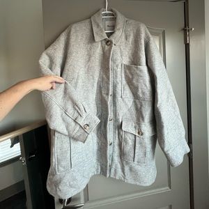 Madewell Brushed Double-Breasted Coat
